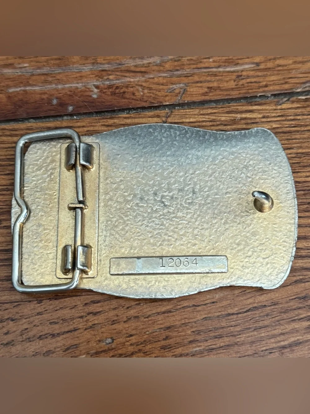 Lot of 5 Vintage Belt Buckles Some Brass/Pewter Eagle Cowboy Western Biker